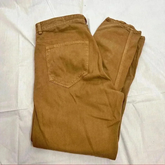 RAG AND BONE Jeans Womens High Rise Straight Buttnernut Brown Engineer Sz 31 - Picture 9 of 16